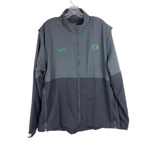 Oregon Ducks Nike On Field Dri-Fit Jacket Men's Black/Grey Softshell Size XL